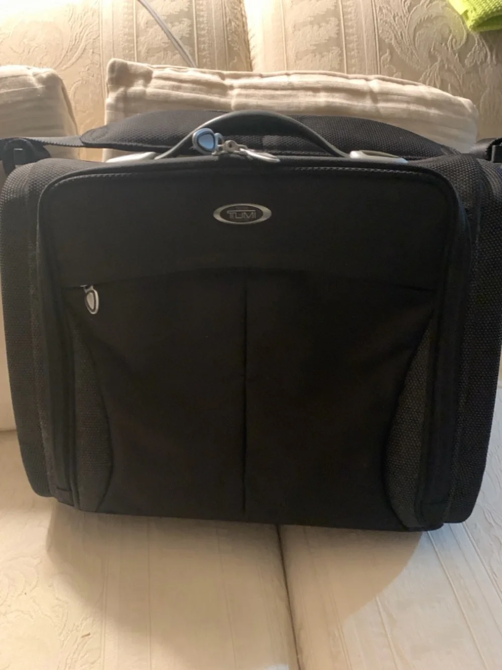 Tumi Black Men's  or women’s Laptop Briefcase with Front Organizer